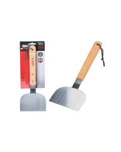 Espatula para barbacoa mango madera non