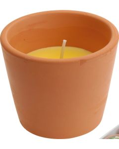 Vela citronela bol terracota ø 63x77 mm