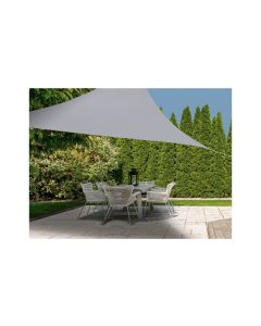 Toldo vela sombreo triangular poliester 3,6x3,6x3,6 m gris non