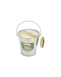 Vela citronela cubo metal 10x10 cm