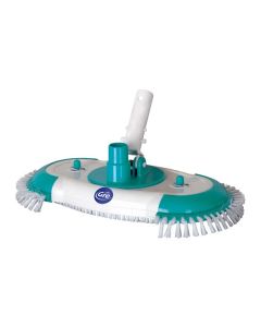 Limpiafondos manual ovalado cepillos laterales conexion depuradora