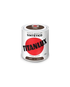 Esmalte sintetico brillo 0547 250 ml marron titanlux