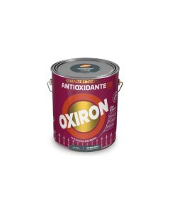 Esmalte antioxidante oxiron liso brillo 4 l gris medio