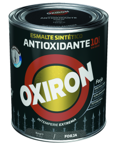 Esmalte antioxidante oxiron liso brillo 750 ml gris medio titan