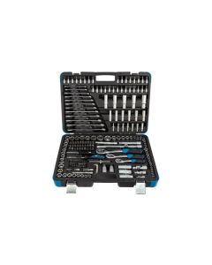 Maletin de herramientas 216 piezas con vasos de ½" ⅜" ¼"