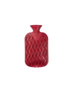 Bolsa agua caliente 2 l goma inolora roja fashy