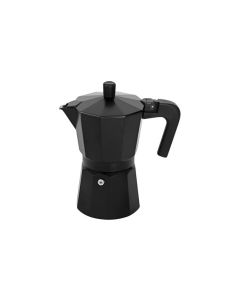 Cafetera 03tz aluminio negro pisa box plus