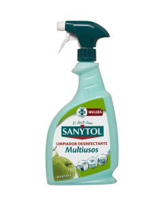 Limpiador desinfectante multiusos manzana 750 ml pistola