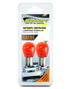 Lampara automovil 12v-21w luz intermitencia naranja ba15s