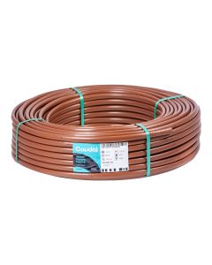Tuberia marron con gotero plano cada 33 ø 16 mm 100 m