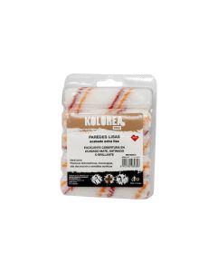 Mini rodillo recambio paredes extra lisas pro 11 cm x ø16 mm (5 uds) kolorea