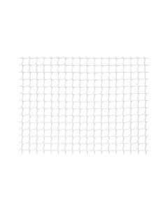 Malla plastica 10 x 10 mm 400 gr/m² 1 x 5 m blanco natuur