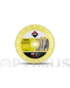 Disco diamante segmentado multimateriales 230 mm superpro rubi