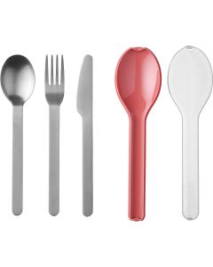 Cubiertos set 3 uds malva