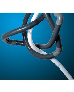 Tuberia flexible pvc hidrotubo ø 35 x 40 gris 50 mt