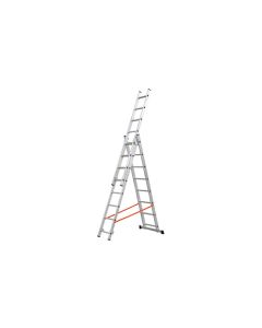 Escalera aluminio profesional triple combinada 3x12 peldaños kylate