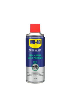 Cera y brillo spray doble accion 400 ml specialist motorbike