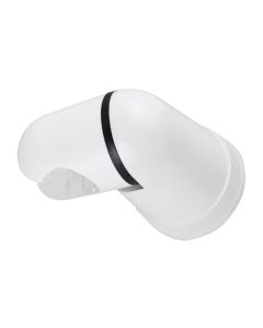 Soporte de ducha abs regulable blanco