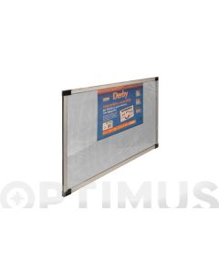 Mosquitera ventana extensible fibra vidrio bronce 70x100-192 cm moskito