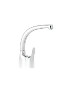 Grifo fregadero monomando caño alto cromo serie k8