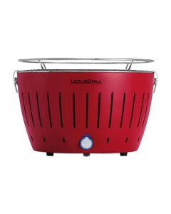 Barbacoa carbon sobremesa s ø 28 cm roja lotusgrill