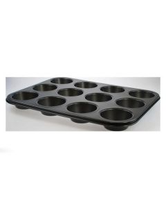 Molde metal muffins 12 cavidades