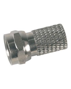 Conector "f" roscado c/junta (t100) caja100