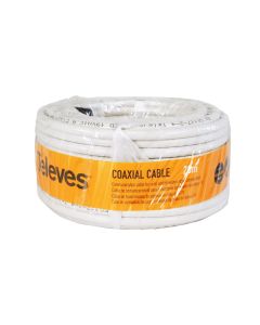 Cable coaxial pvc blanco 20m