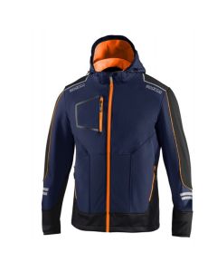 Chaqueta tech softshell azul / naranja fluor talla xxl