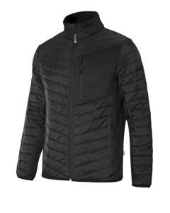 Chaqueta ligera acolchada negro / negro talla m