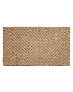 Felpudo coco trenzado espiga 45 x 75 cm