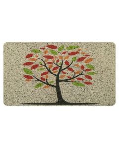 Felpudo coco decorado 40x70cm arbol