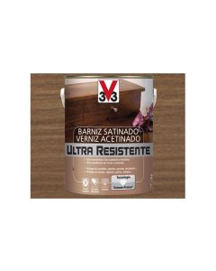 Barniz interior al agua ultra resistente satinado 250 ml wengue v33