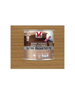 Barniz interior al agua ultra resistente satinado 750 ml cerezo v33