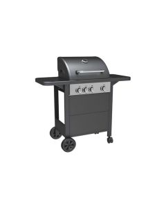 Barbacoa gas 3 quemadores + 1 parrilla ironside garden