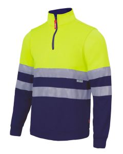 Sudadera alta visibilidad marino / amarillo fluor talla 3xl