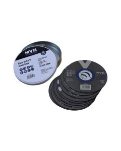 Disco corte inox 115x1x22mm 10uds