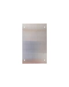 Placa cerradura ciega 80x120mm inox satinado m-51/80120c clovan