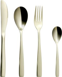 Cuberteria 24 piezas bcn champagne