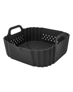 Bandeja silicona perforada para freidora aire 20x20cm vin bouquet