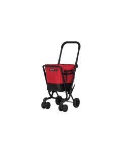 Carro compra 4 ruedas gir. easy go rojo / negro ambit