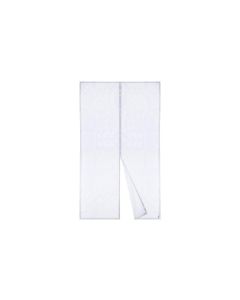 Mosquitera para puerta cierre magnetico 120 x 220 cm blanca
