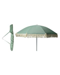 Parasol playa ø 176 cm verde import