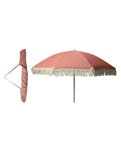 Parasol playa ø 176 cm rosa import