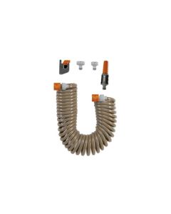 Manguera espiral flexible ø 9 mm con accesorios 15 m
