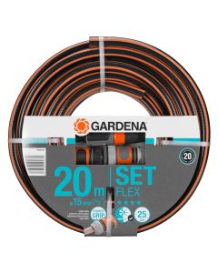 Manguera flex gardena ø 15 mm con accesorios 20 m