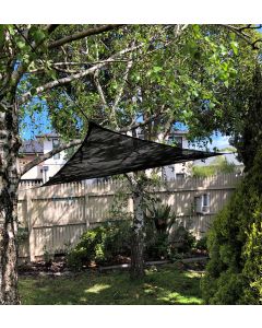 Toldo vela sombreo triangular ready to hand 125 gr 3x3x3 m gris coolaroo