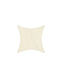 Toldo vela sombreo cuadrado heatshield 180 gr 3,6 x 3,6 m marfil coolaroo