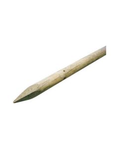 Poste madera redondo con punta ø 7 x 250 cm forest