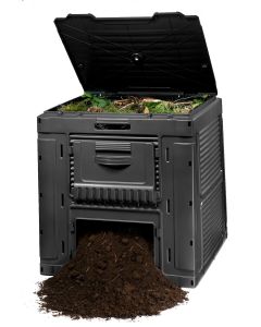 Compostador e-composter w/base 470 l 79x79x79 cm